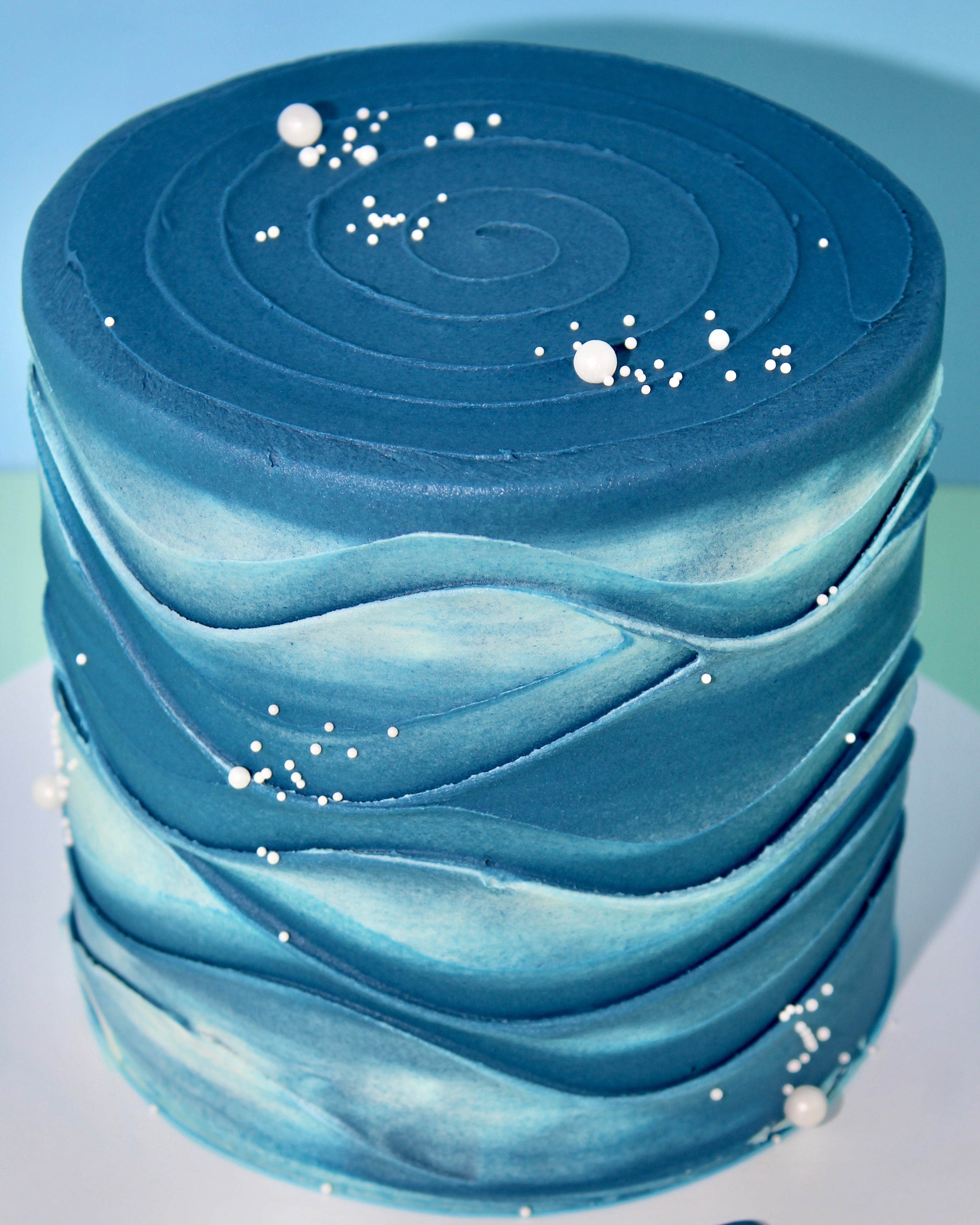 Wave Effect Cake