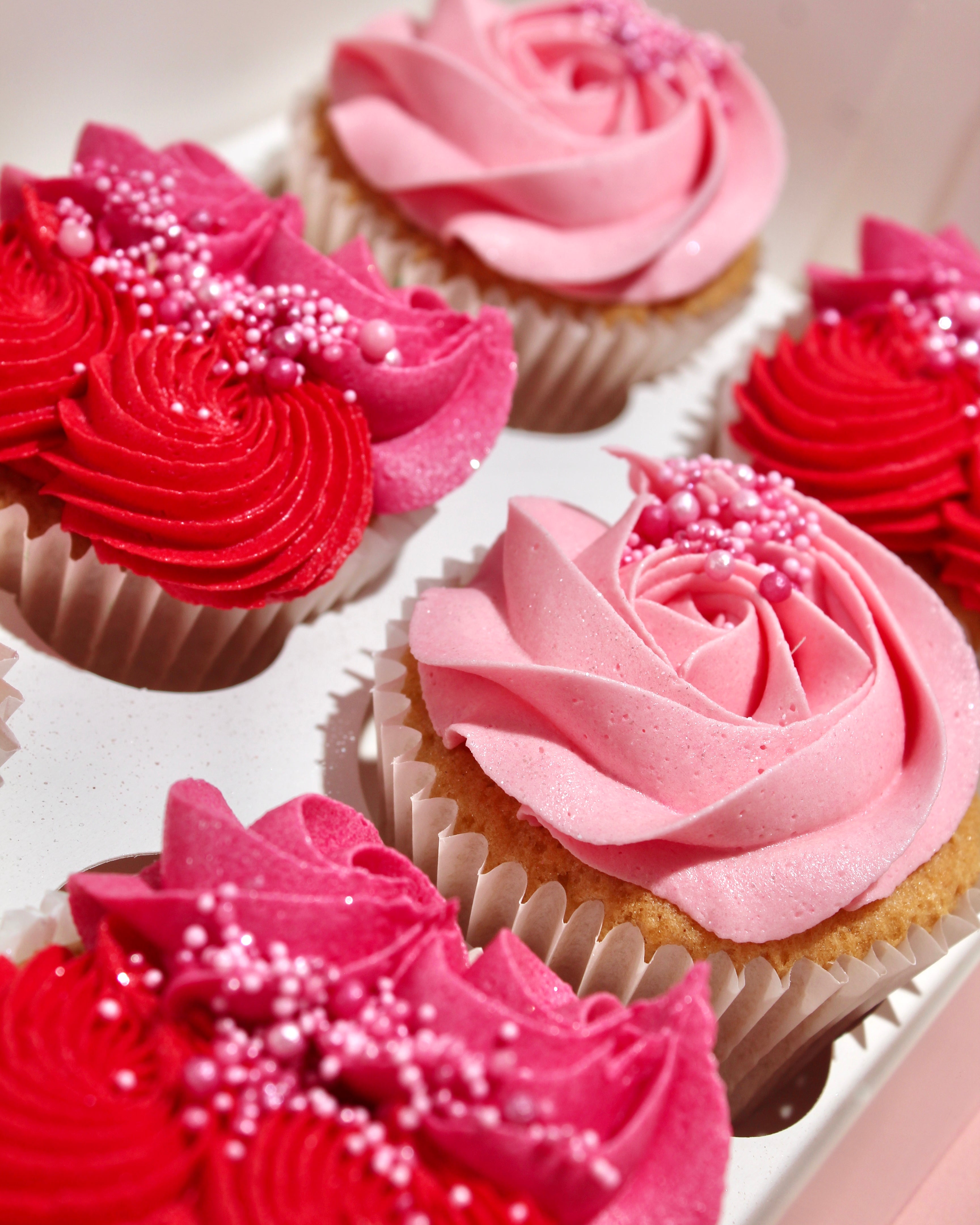 Rosy Cupcakes