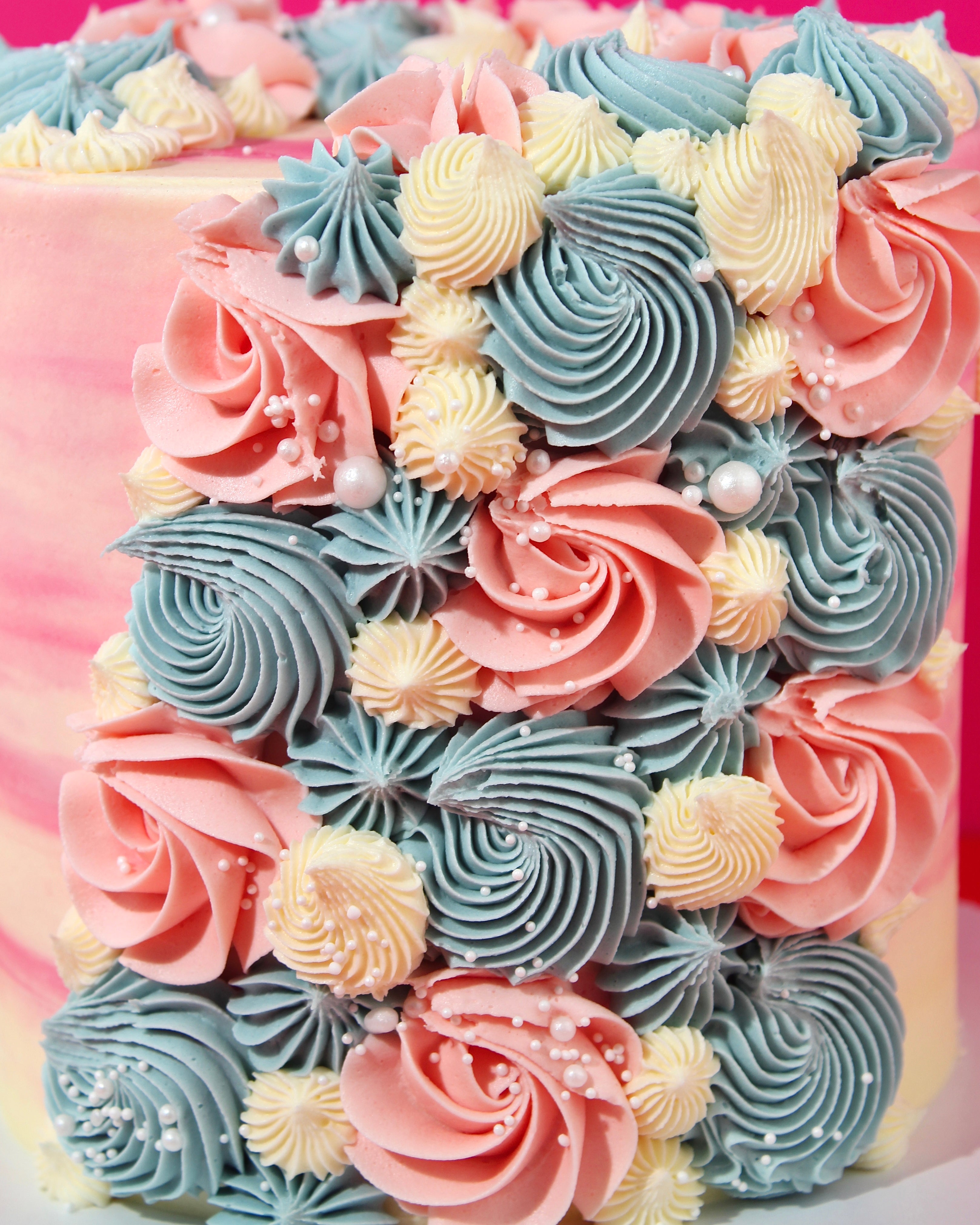 Gender Reveal Cake