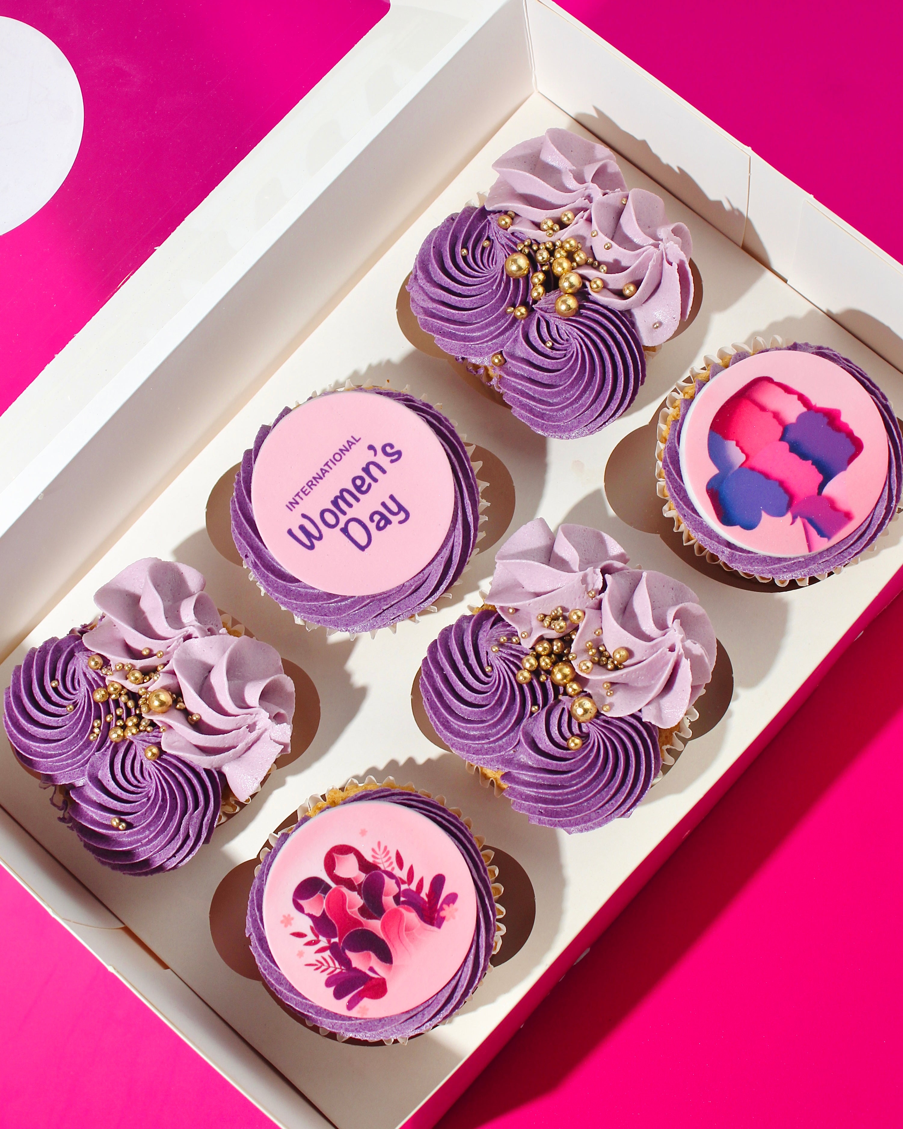 International Woman's Day Cupcakes