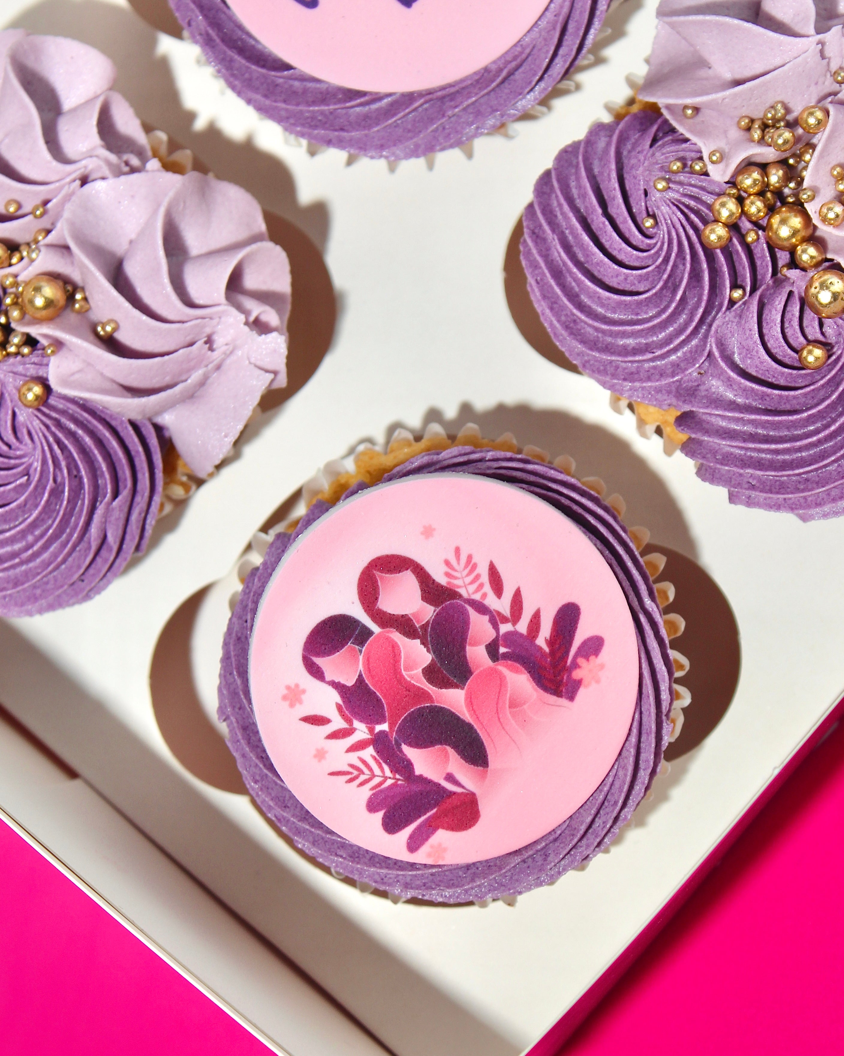 International Woman's Day Cupcakes