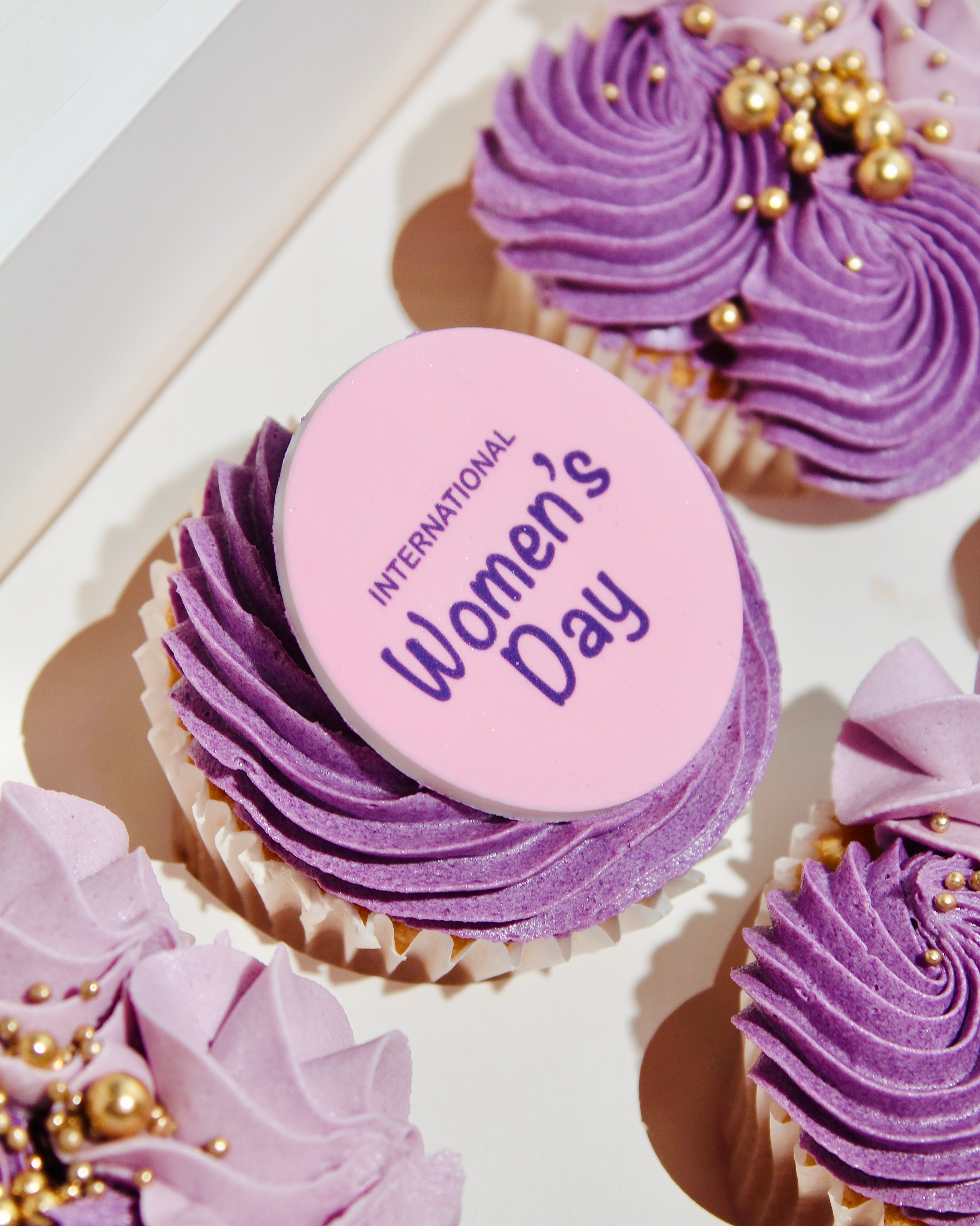 International Woman's Day Cupcakes