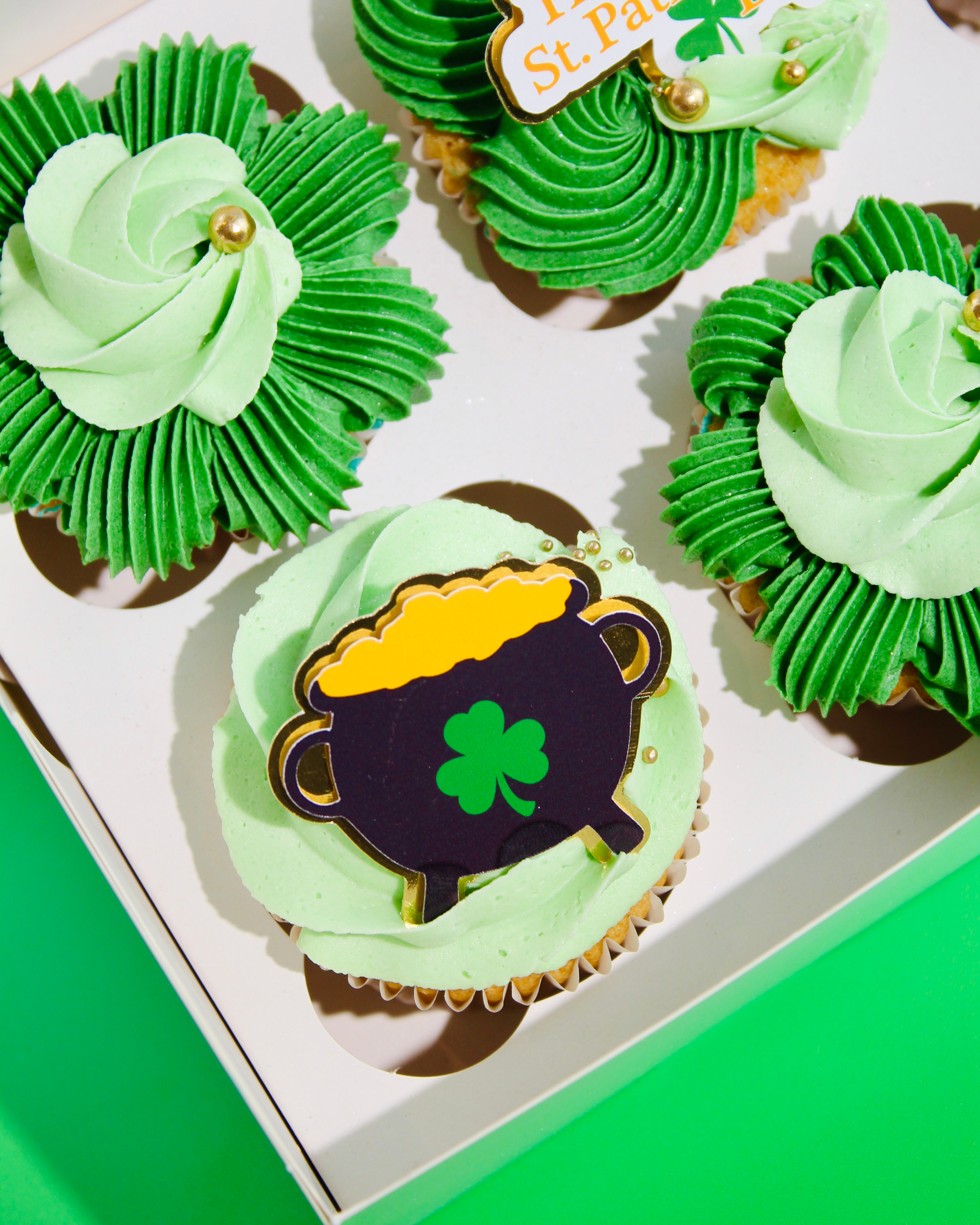 St Patrick's Day Cupcakes